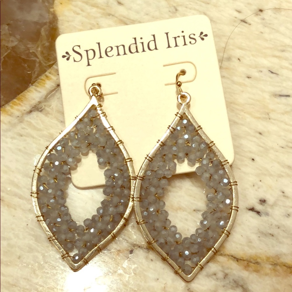 Splendid Iris Earrings
